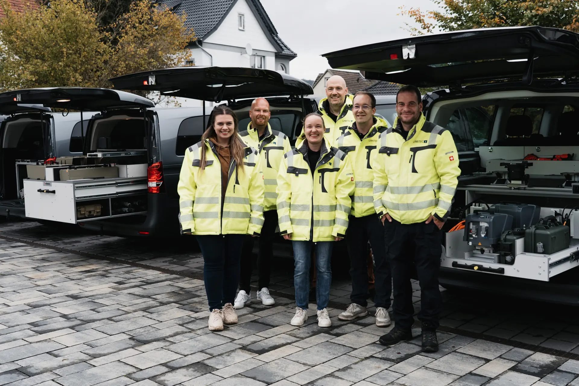Das Limitec-Team bei der Arbeit